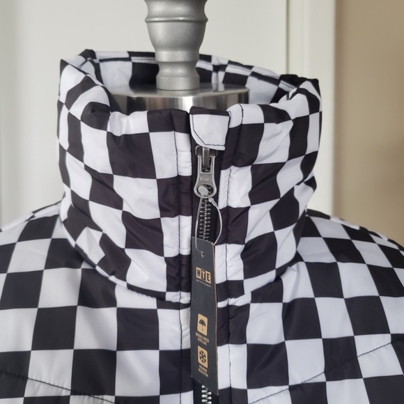 Vans Iconic Checkered Puffer Jacket Size XS NEW! - Picture 9 of 15
